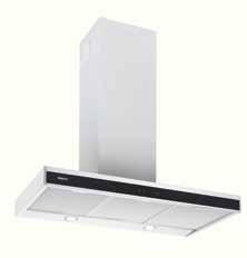 Okapy CIB 9600 X Okap wyspowy Szerokość 90 cm CWB 9910 X Okap przyścienny Szerokość 90 cm CWB 9710 X Okap przyścienny Szerokość 90 cm Wydajność 755 m 3 /h 3 prędkości Sterowanie przyciskami