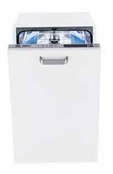 Zmywarki DIS 1520 DIS 1521 Zmywarka 45 cm w pełni zintegrowana 10 kompletów Klasy AAA Zmywarka 45 cm w pełni zintegrowana 10 kompletów Klasy AAA Programy 5 programów myjących, w tym Quick&Clean 4