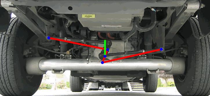 Mechanizmy dźwigniowe Przykłady Prostowody BC= BP= EC= EP AB= AE AD= CD Rys. Prostowód przybliżony Wattsa, [Uicker 2011] Rys. [https://upload.wikimedia.org/ wikipedia/commons/9/93/watts_linkage.