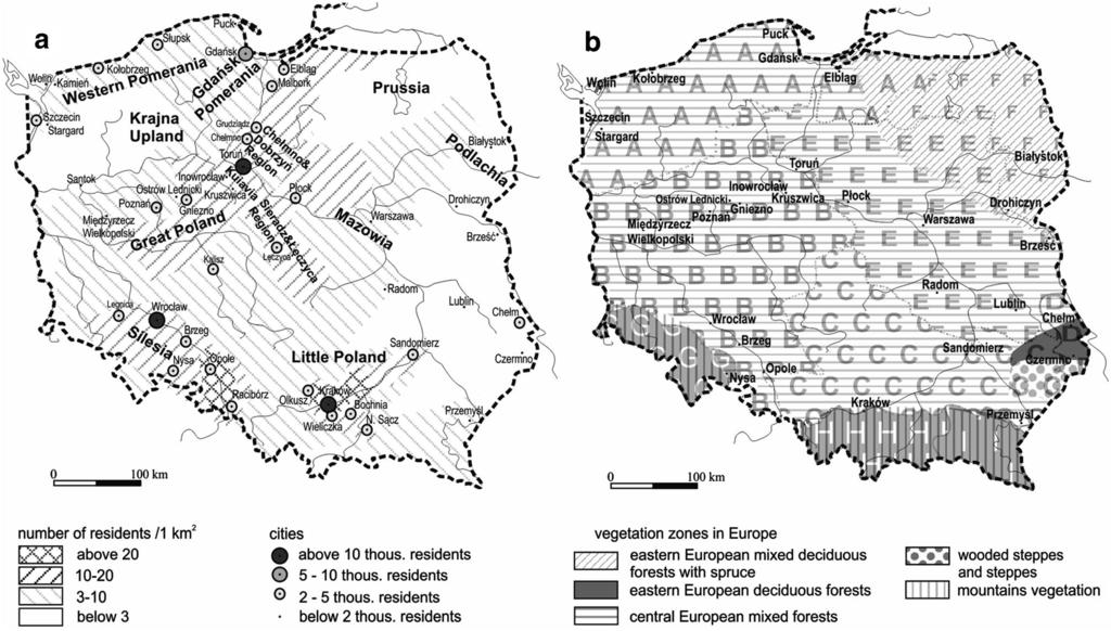 If the dating of these finds crossed the limits of these periods, for example between Period II and Period III (ESM 2, period column), then these were not taken into consideration in the analyses
