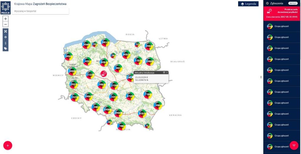 d. Przyciśnięcie ikony wskazuje aktualna