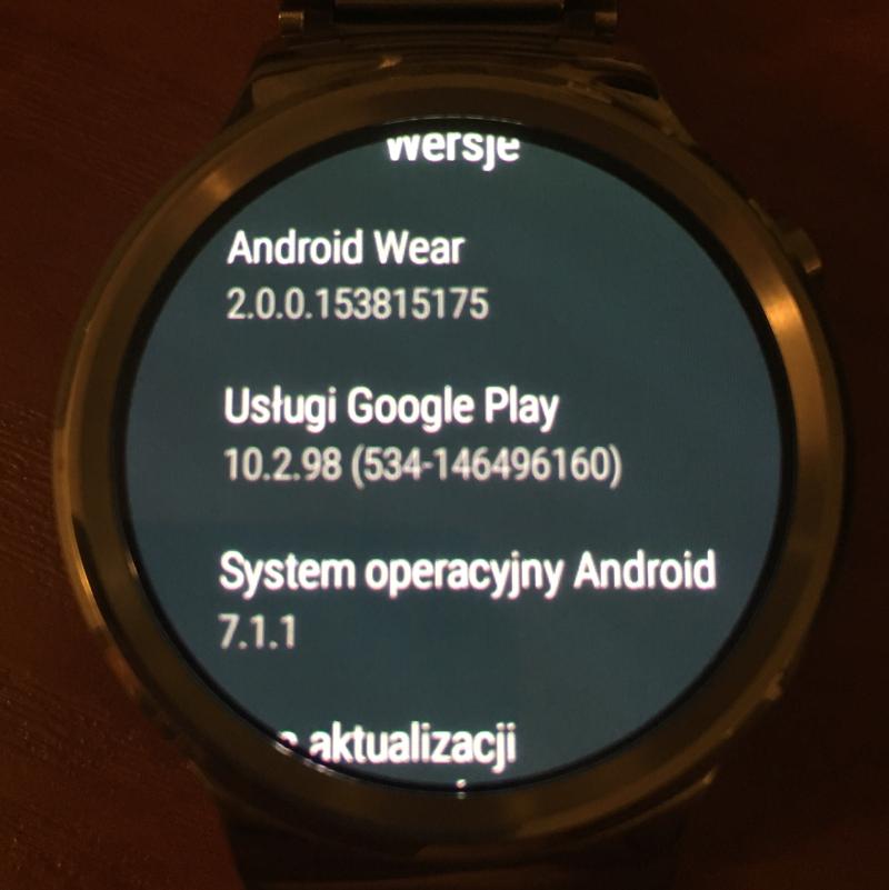 Wersja Android/wersja Android Wear Zdzisław Sroczyński