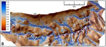 8. Hillslope curvature classification (SAGA GIS Convergence Index).