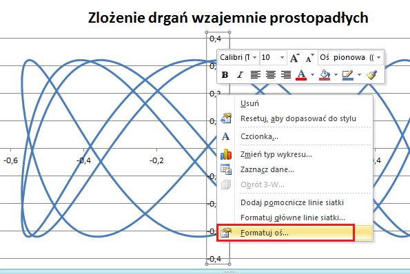 Legenda, a następnie, z wewnętrznej listy, Brak. W ten sposób wyłączymy wyświetlanie legendy na wykresie. Nie jest nam ona potrzebna, bowiem nie niesie żadnej istotnej informacji. 37.
