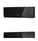 MSZ MUZ-EF2550VE MSZ-EF18 50VEW MSZ-EF18 50VES MSZ-EF18 50VEB Dekoracyjne urządzenia ścienne Premium Split-Inverter / Chłodzenie i grzanie C 7 WiFi MELCloud Wired Remote Control I SAVE Silent