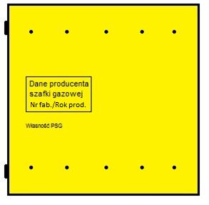 5.10. Szafka gazowa powinna zapewniać montaż układu pomiarowego lub redukcyjnopomiarowego z gazomierzami typu G1.6, G2.5, G4 lub G6. 5.11.