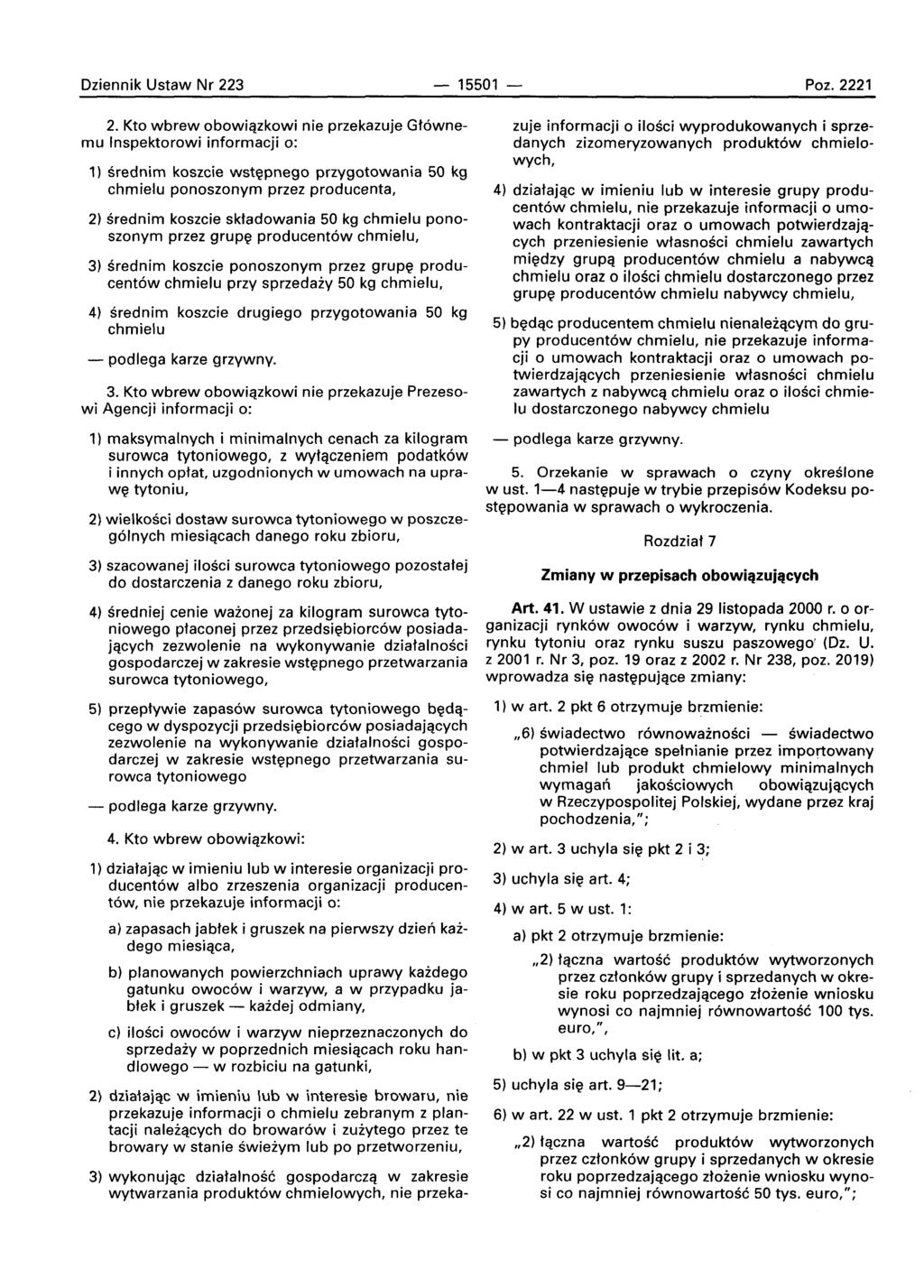 Dziennik Ustaw Nr 223-15501 Poz. 2221 2.