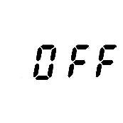 Funkcje specjalne Tryb wyłączenia OFF W celu wyłączenia termostatu należy nacisnąć i przytrzymać przycisk do wyświetlenia wartości 5.0.