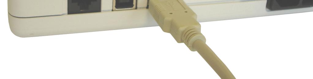 Drukarkę taką naleŝy podłączyć do portu USB Host aparatu AsCARD Grey7 i włączyć przed rozpoczęciem operacji drukowania. Rys. 21. Podłączenie drukarki zewnętrznej. 1.