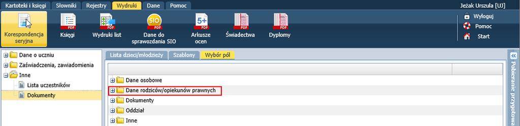 Dla arkuszy ocen MEN-I/38b/2, MEN-I/40b/2, MEN-I/41b/2 utworzono szablony ze stroną pierwszą obowiązującą do roku szkolnego 2015/16 oraz ze stroną pierwszą obowiązującą od roku szkolnego 2016/2017