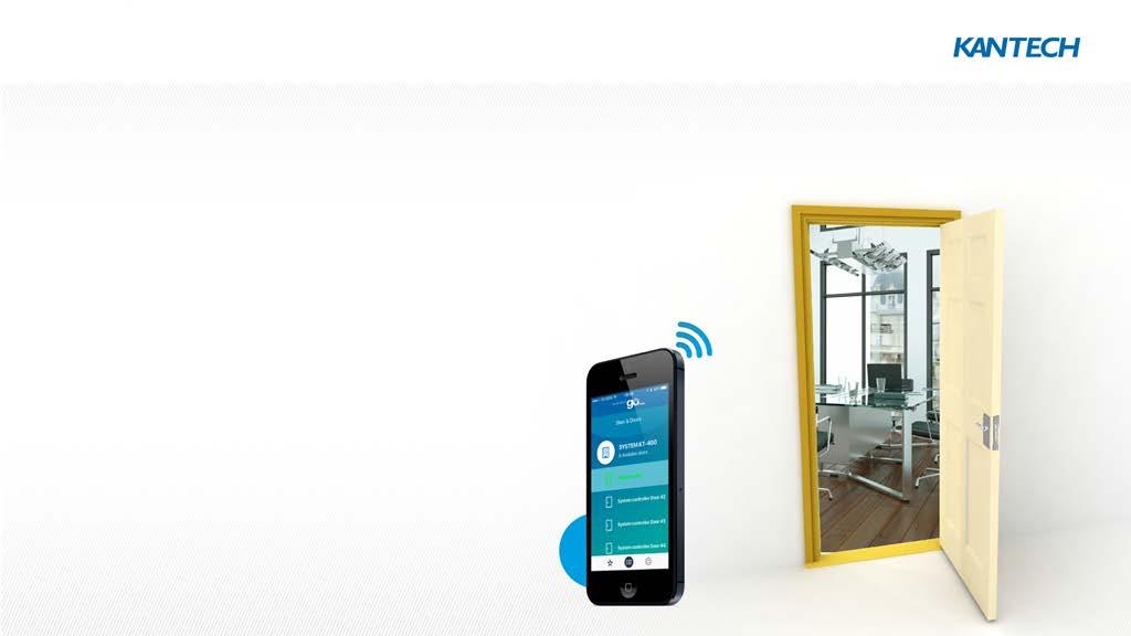 ENTRAPASS GO PASS Go Pass to nowa aplikacja mobilna, która umożliwia użytkownikowi kontrolę drzwi objętych systemem KD przy użyciu smartfonu.