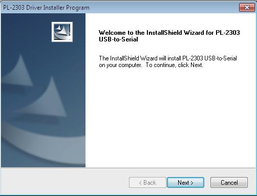 Rysunek 1: Instalacja sterownika USB 4 3.2. Jeśli sterownik jest już zainstalowany, radzimy zrezygnować z instalacji poprzez wybranie Cancel.