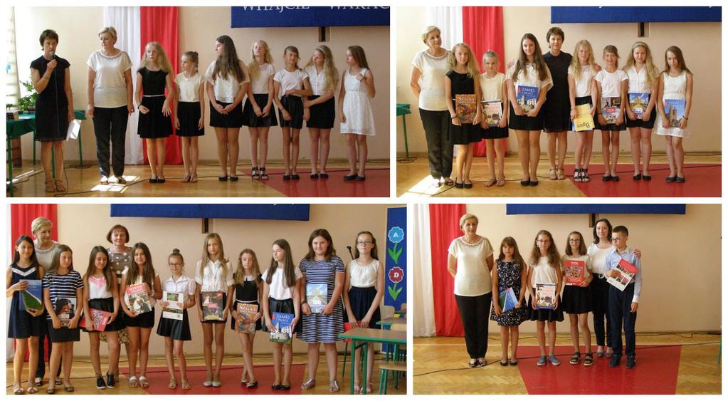Wzorowi uczniowie z klas V Najlepsi Sportowcy