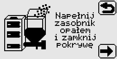 Praca w trybie regulacji PID będzie niemożliwa. Sposób ustawiania i pracy takiego kotła opisany jest w punktach V.3. i VI.2. IV. Uruchamianie i wyłączanie kotła. 1. Rozpalanie kotła.