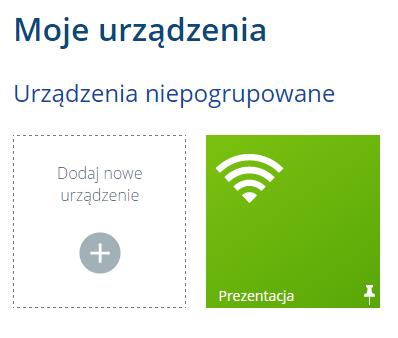 VS RF Parowanie regulatora temperatury z UGE600 11 W zakładce Wszystkie urządzenia wybierz Dodaj nowe