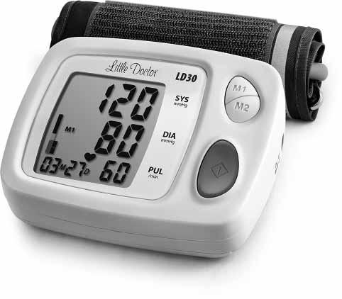 LD30 Digital Blood Pressure Monitor Instruction Manual Ciśnieniomierz elektroniczny