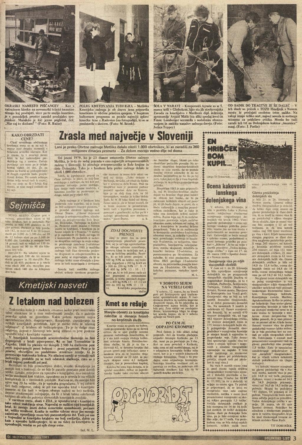 OKRASKI NAMESTO PIŠČANCEV - Ker v zadružnem kiosku na novomeški tržnici trenutno nimajo kaj prodajati, sicer pa tu nudijo kuretino, je v ponedeljek prostor zasedel prodajalec spominkov.