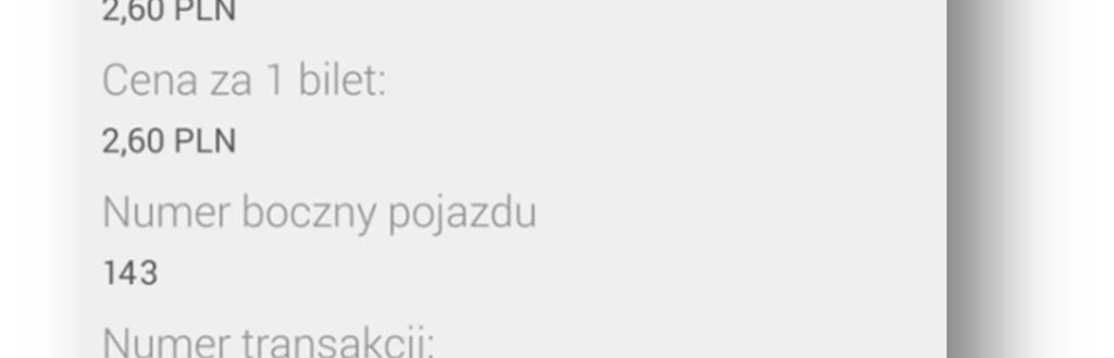 skorzystania z systemu SkyCash, w tym również brak możliwości zakupu biletu spowodowany brakiem środków na koncie użytkownika, ich wyczerpaniem lub