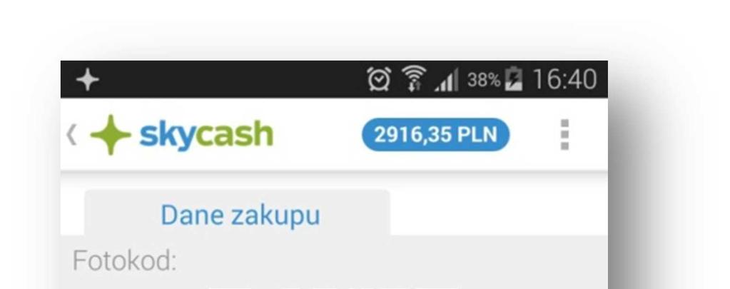 Brak kodu oznacza bilet nieważny. UWAGA! Aby wyświetlić parametry biletu pasażer jest zobowiązany do przesunięcia ekranu.