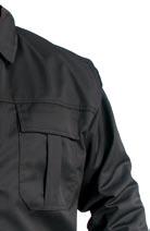 Materiał: 65% poliester / 35% bawełna 245g/m 2 Rozmiary: S, M, L, XL, XXL UNIVERSAL OFFICIAL JACKET Description: Short jacket with zipper covered with flap.