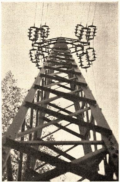 Zdjęcie słupa nr 3 linii kolejowej 35kV