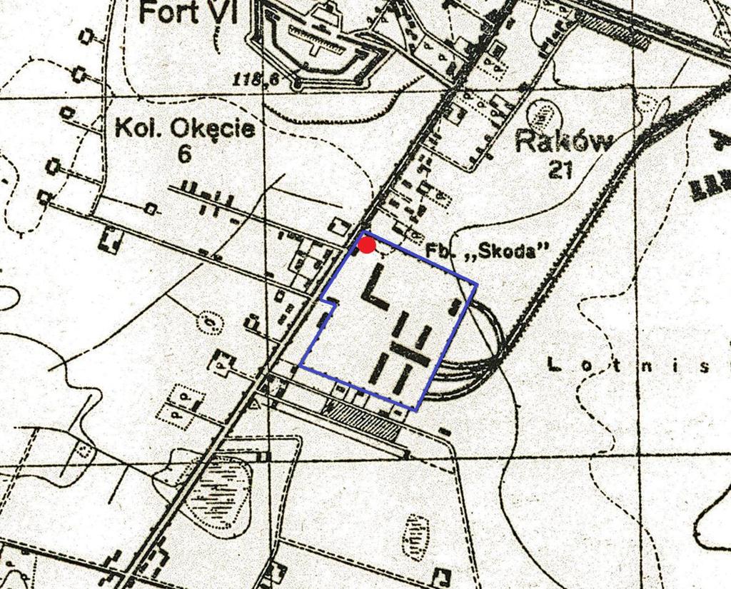 Stacja Okęcie (Krakowska) 15 listopada 1926 r.