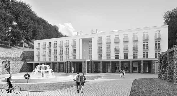 Cechini nowi właściciele Żegiestowa-Zdroju Wizualizacja Domu Zdrojowego
