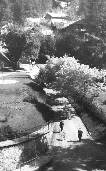 Dwa wieki uzdrowiska Żegiestów Dolina Szczawnego Potoku, widok z
