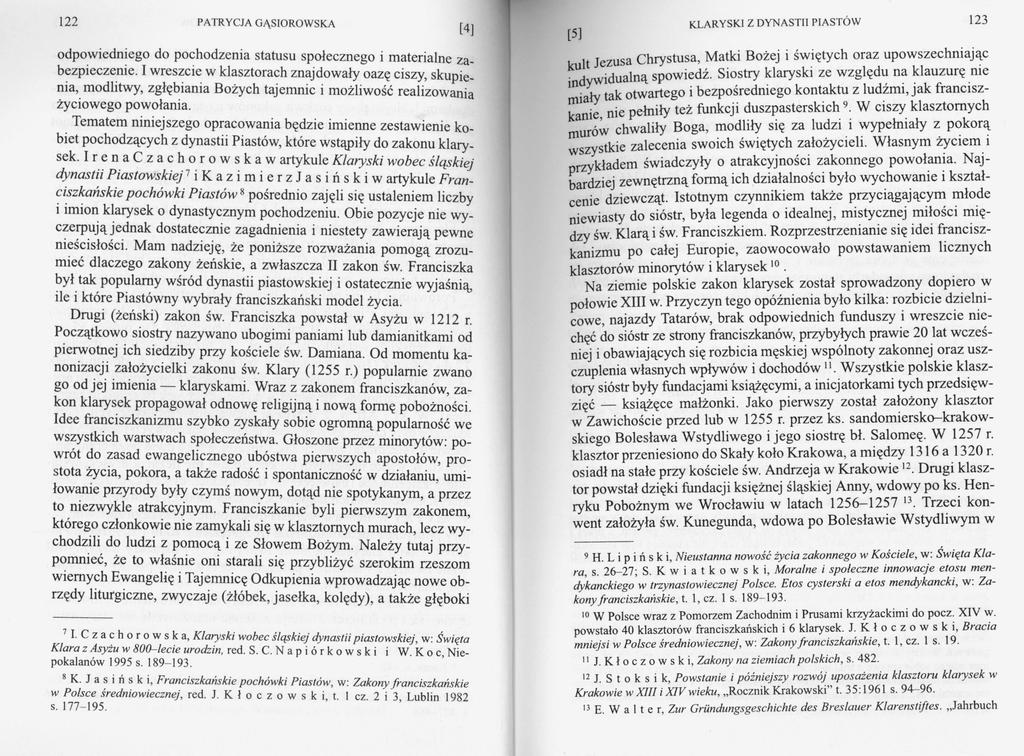 122 [4] odpowiedniego do pochodzenia statusu społecznego i materialne za bezpieczenie.