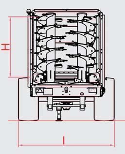 mm 6 185 mm 1 895 mm 2 800 mm M18B 580 / 65 R 22,5 8 875 mm 3 042 mm 2 480 mm 2 350 mm 5