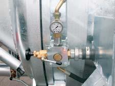 przewodem Ø 100mm, obrót hydrauliczny ~ 300, hydrauliczne podnoszenie i opuszczanie, hydrauliczny