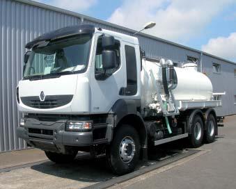 zamontowane na samochody typu VOLVO FM 6x4 i 8x4 z pompą odśrodkową