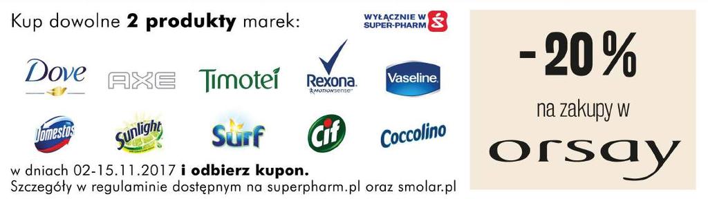 DROGERIACH SUPER-PHARM. WAŻNA OD 02.