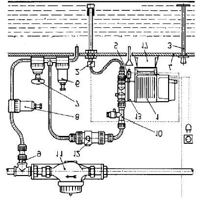6.Przykładowy układ Rys.1. Rys.. BW 1 0 98/3 MAGDOS DE/DX 40-100 tylko równolegle do ściany.