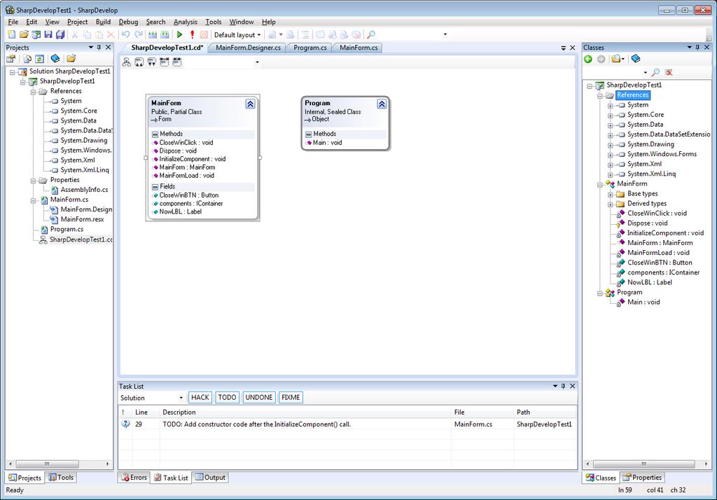 Główne elementy platformy.net SharpDevelop Darmowa (OpenSource) alternatywa dla Visual Studio, w przypadku nieco mniejszych projektów może konkurować z Visual Studio. V1.