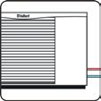 SYSTE 5 Skrócony opis instalacji: System hybrydowy pompy ciepła arother z kotłem kondensacyjnym ecotec, zasilający w zależności od potrzeb od jednego do trzech obiegów ogrzewania/chłodzenia