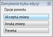 Opisane narzędzie edycji jest bardzo pomocne w sytuacji gdy użytkownik chce usunąd pojedynczy element z danej grupy bądź gdy potrzebne jest dodanie dodatkowych wymiarów w dokumentacji. 5.
