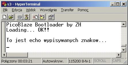 Sprzętowy bootloader dla mikrokontrolerów PicoBlaze List. 2.