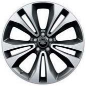 TURNED I KONTRASTOWYMI DETALAMI DARK GREY 22" 2x7-RAMIENNE WZÓR 7007 Z WYKOŃCZENIEM