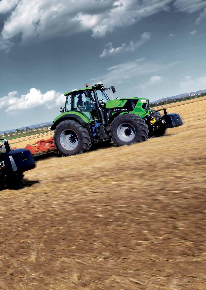 CIĄGNIKI DEUTZ-FAHR to marka, która oferuje obecnie szeroką gamę ciągników rolniczych z silnikami o mocy od 35 do 340 KM, które