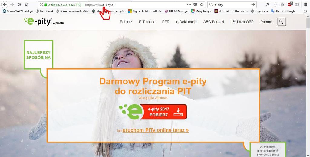 [1/43] Do czego służy program e-pity? Program e-pity umożliwia składanie deklaracji przez Internet za pomocą środków komunikacji elektronicznej.