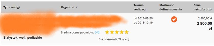 Ważne! Wypełniając wniosek o przyznanie bonu, sprawdź poprawność numeru usługi z numerem, który znajduje się w karcie wybranej przez Ciebie usługi.