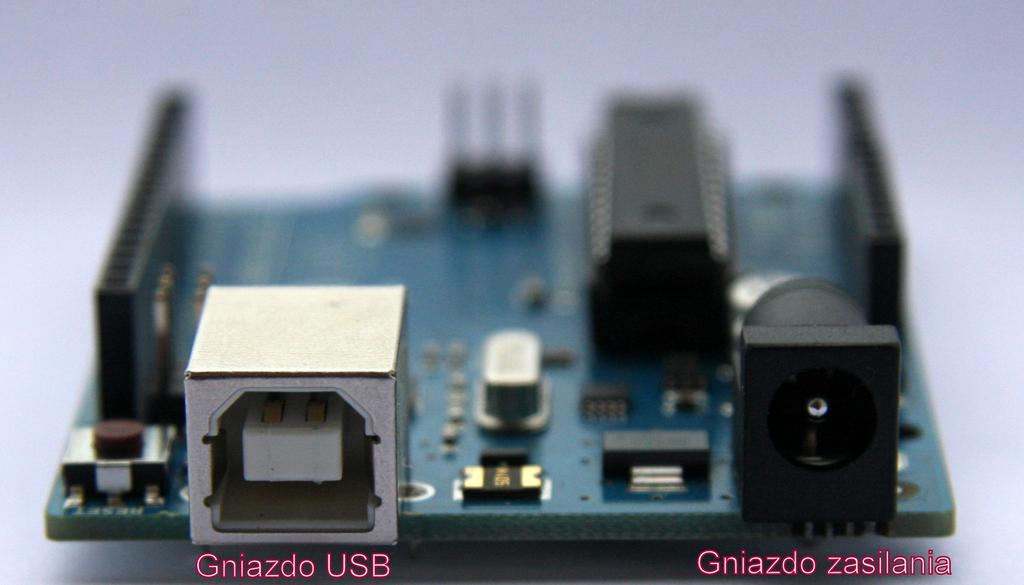 Uruchomienie układu Arduino jest bardzo proste, sprowadza się do