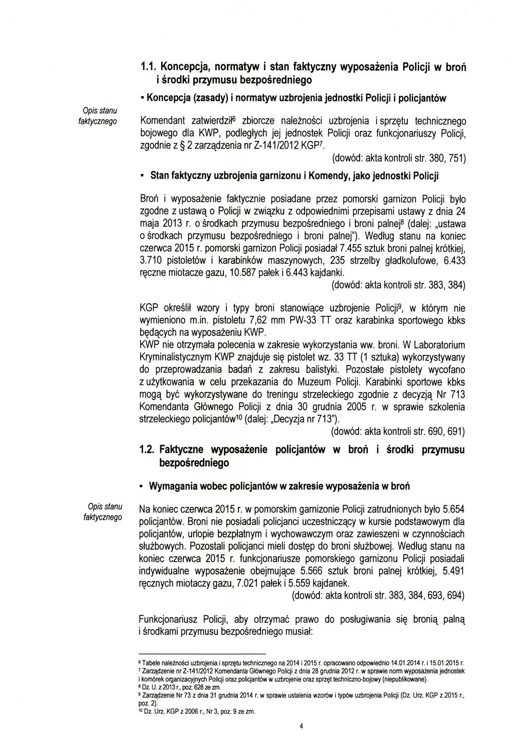 Opis stanu 1.