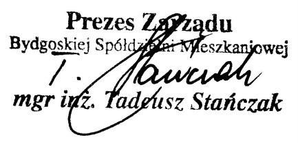 3. Pogotowie techniczne Bydgoskiej Spółdzielni Mieszkaniowej W godzinach pracy Spółdzielni wszystkie awarie należy zgłaszać do właściwej dla danego miejsca Administracji Osiedla Bydgoskiej