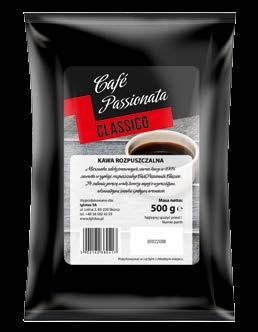 osad w aromatycznym naparze. Café Passionata Classico gramatura 500 g EAN 5 902 162 380 417 0 szt.