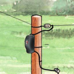 Kontrola Bip dotyczy też elektryzatorów autonomicznych posiadających funkcję Accu Protect (zabezpieczenie akumulatorowe). Nr kat.