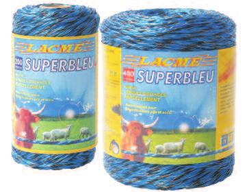 : 205-010-014 (500 m) Superbleu niebiesko - czarna Ø 2,2 mm 2 przewodniki nierdzewne Ø 0,2 mm, 1 miedziany ocynowany Ø 0,25 mm.