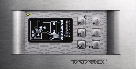RT-08GX Hybrid Sterownik do systemów kominkowych z nasadą wodną lub płaszczem wodnym 32 TITANIUM DESIGN OPIS Hybryda optymalizatora spalania i sterownika instalacji grzewczej dedykowany do systemów