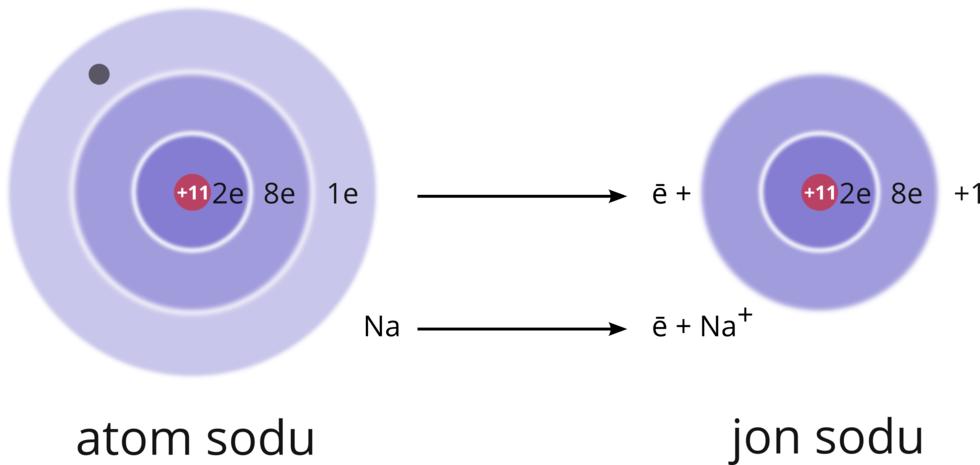 Ładunki elektryczne i ich oddziaływanie. Ładunek elementarny Ilustracja 2. Dodatni jon sodu Ilustracja 3.